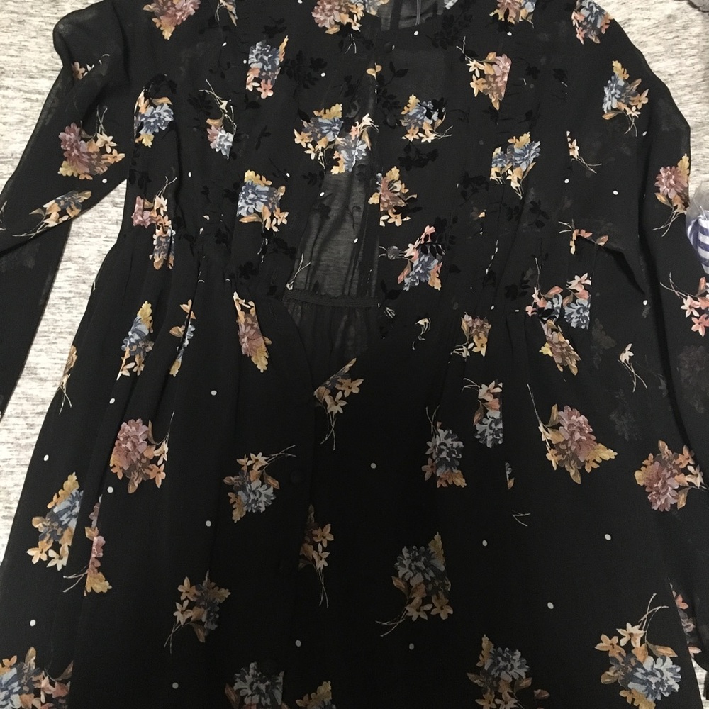 Zara dress tag attached